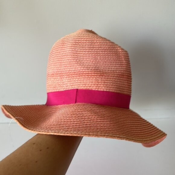 Theodora Callum Pink Floppy Hat Barbiecore Resort Beach Summer Hat - Picture 2 of 10